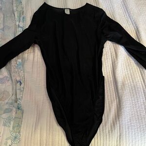 New York and co nylon Lycra bodysuit medium black